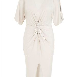 Boohoo Twist Front Kimono Sleeved Dress in size 20